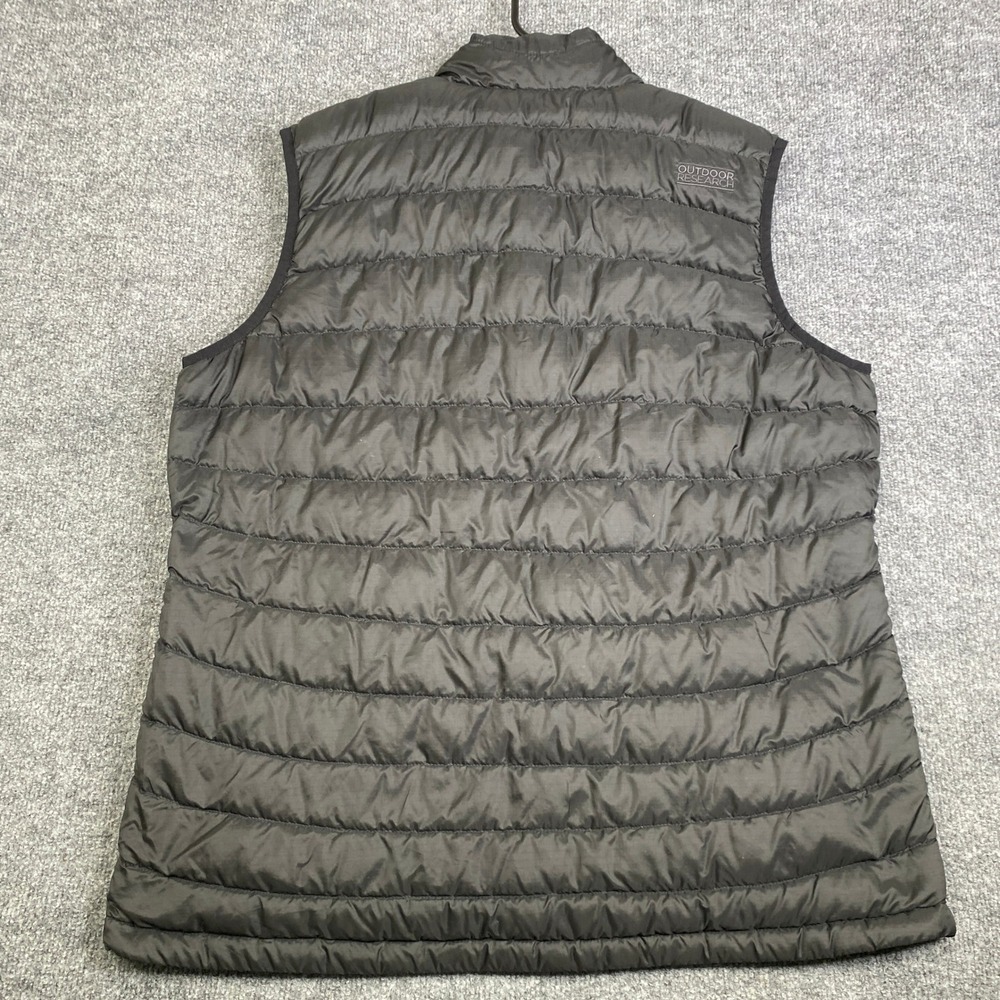 Outdoor Research Transcendent Down Vest Mens XL Black Puffer 57582 F13 - Picture 10 of 10
